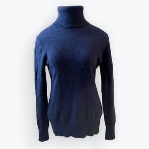 Cynthia Vincent Cashmere Sweater Cobalt Blue M
